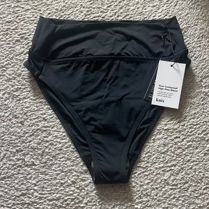 Knix Swim Bottoms- Leakproof High Rise Bikini - Size Small
